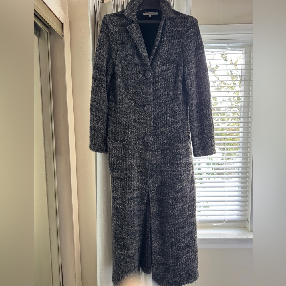 Knit boule maxi cardigan/coat